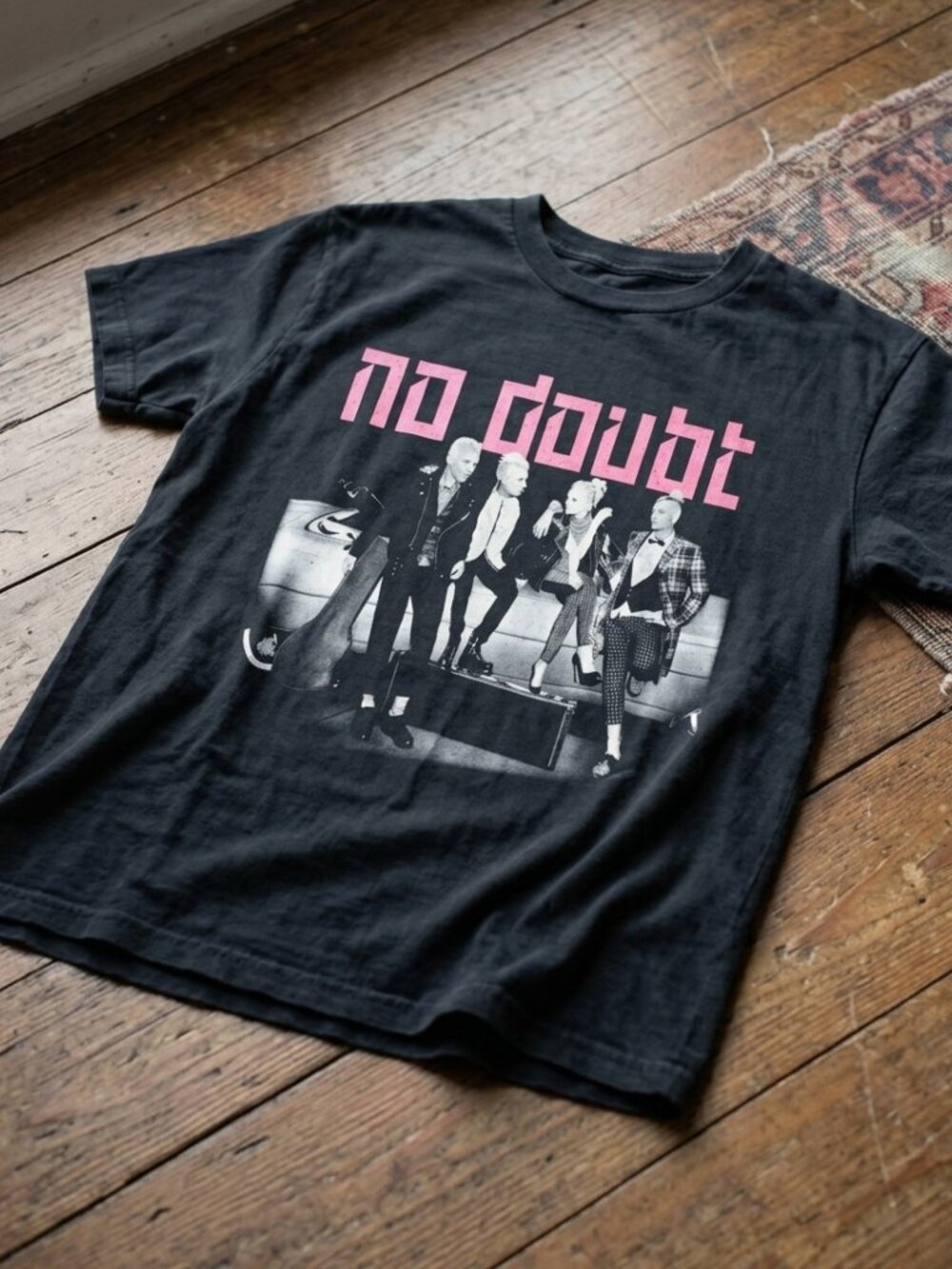Vintage No Doubt Band Graphic Tee Gwen Stefani Y2K Ska Punk Shirt